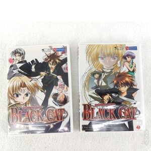 Shonen Jump Black Cat Vol 1 & 2 Anime DVD Lot of 2 With Temporary Tattoo